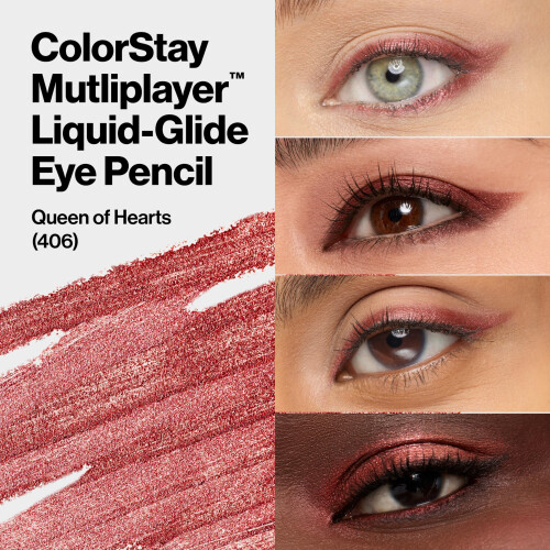 Revlon REVLON ColorStay Multiplayer Liquid-Glide Ögonpenna, Multifunktionell Makeup Med Borste 2