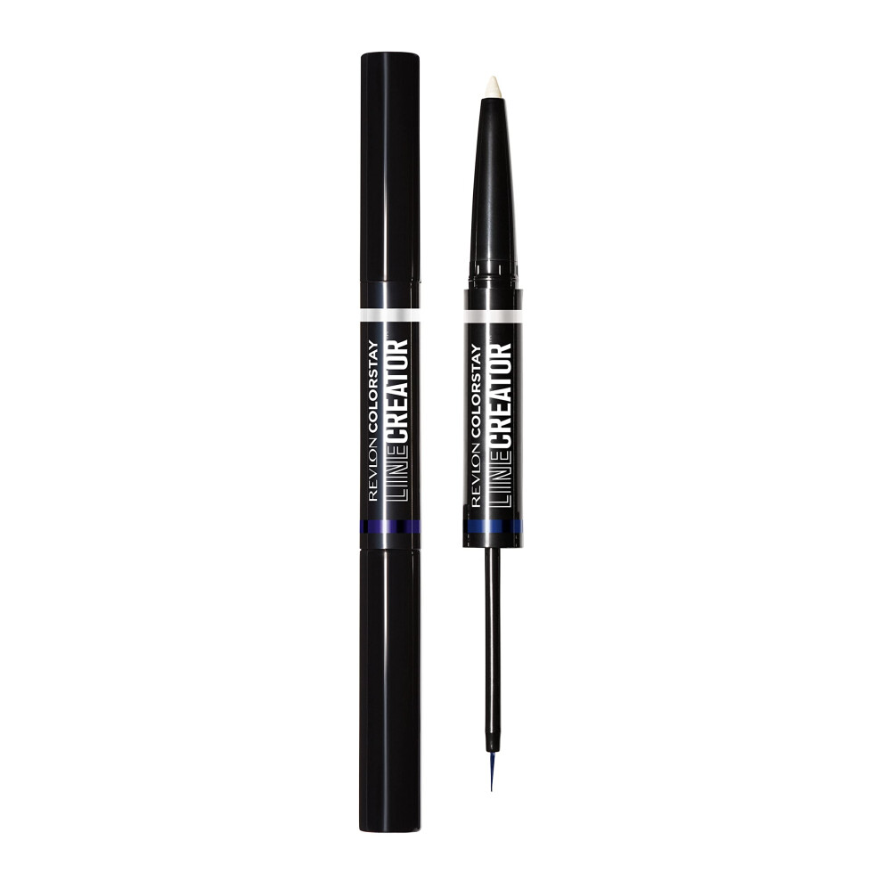 REVLON Liquid Eyeliner & Smoky Kohl Pencil  ColorStay Line Creator Eye Makeup  Waterproof & Transferproof  154 Cool as Ice  0.004 oz-image-OPC-PH727M6-NEW