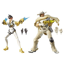 Hasbro Toys Overwatch Ultimate Series Tracer & McCree Pack complet de figurines de collection 6 pouces