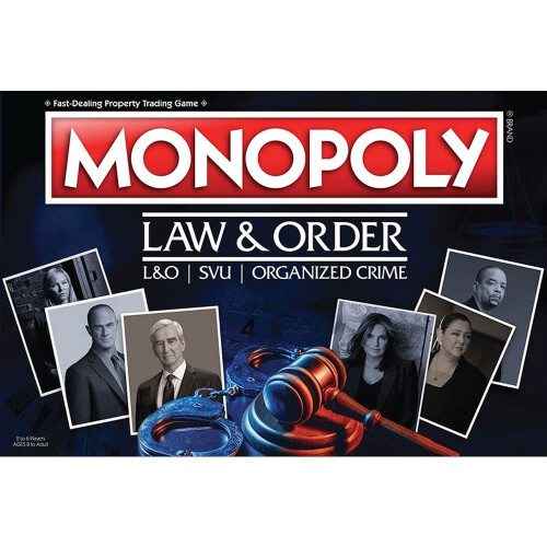 USAopoly Law and Order Monopoly Board game 1