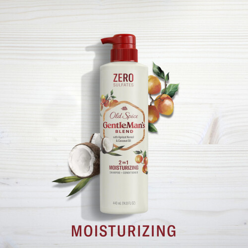 Herbal Essences Old Spice Ανδρικό Blend με Έλαιο Πυρήνα Βερίκοκου & Καρύδας, Σαμπουάν 2 σε 1, 440mL 1