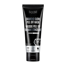 Soo'AE Diamond Glow Peel Off Mask - Premium Peel Off Verhelderend gezichtsmasker met niacinamide en diamantpoeder 3,4 fl oz Detox Brightening Smoothi