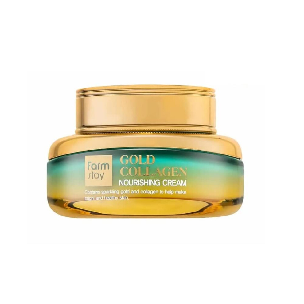 Farmstay Cream,Gold Gold Collagen Nourishing Cream 55Ml/1.85Fl. Oz.
