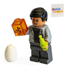 LEGO Jurassic World: Dr. Wu Minifigure with Resin, Needle and Egg