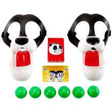 Mattel Games Please Feed The Pandas Kids Game with Panda Masks for 7 Year Olds and Up - Board Game