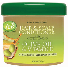 Tcb Naturals Balsamo H&S Olio d'oliva e Vit-E Vaso da 10 once (295 ml) (2 confezioni)