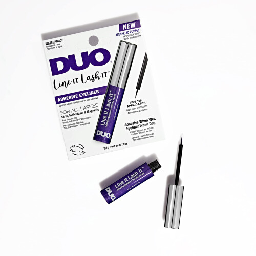 DUO Line it Lash it Metallic Purple 1