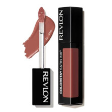 Revlon Liquid Lipstick Face Makeup ColorStay Satin Ink Longwear Rich Lip Colors Formulated with Black Currant Seed Oil 006 Eyes on You 0.17 Fl O