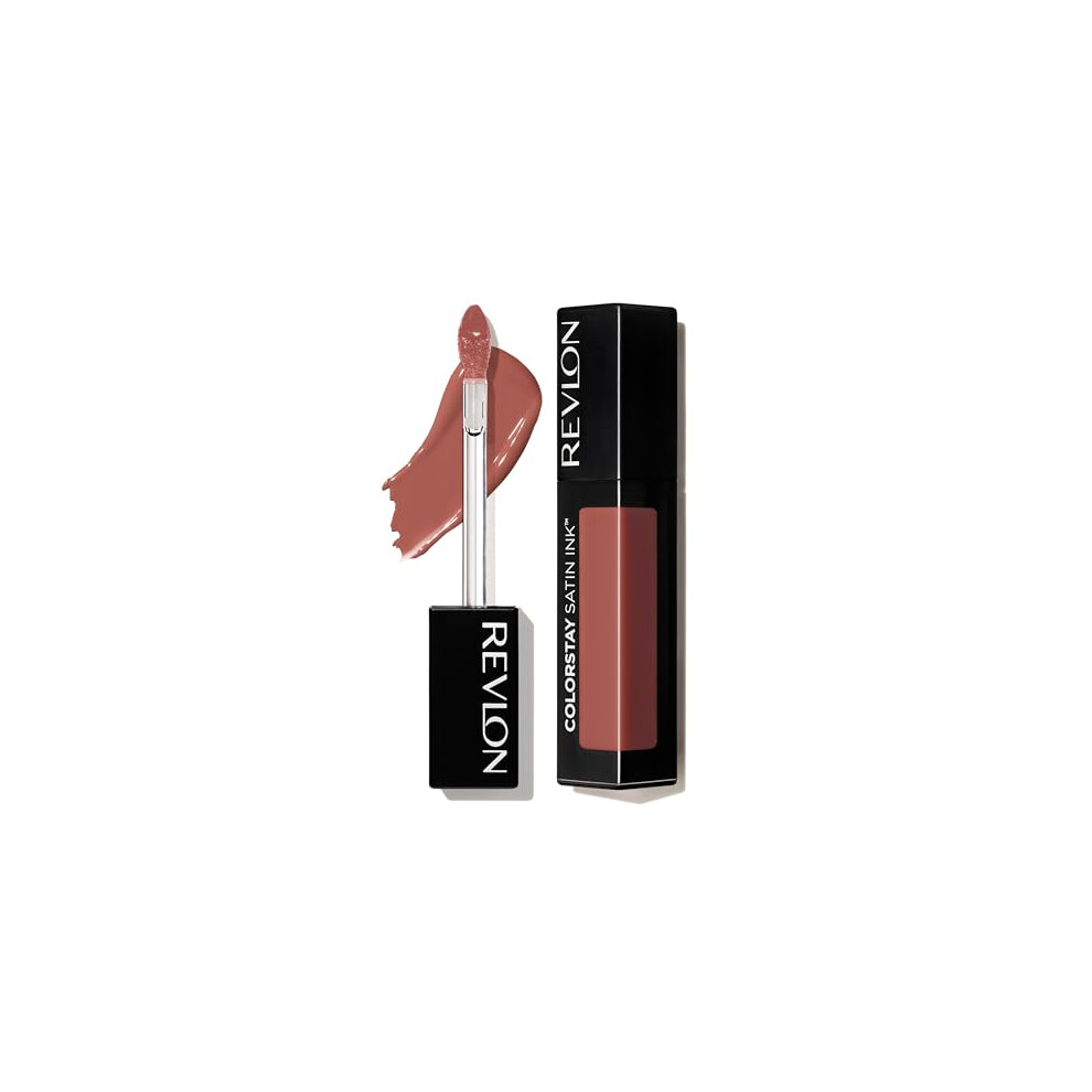 Revlon Liquid Lipstick  Face Makeup  ColorStay Satin Ink  Longwear Rich Lip Colors  Formulated with Black Currant Seed Oil  006 Eyes on You  0.17 Fl O