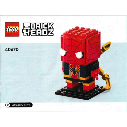 LEGO LEGO Brick Headz Iron Spider-Man 40670-91 Pz 2
