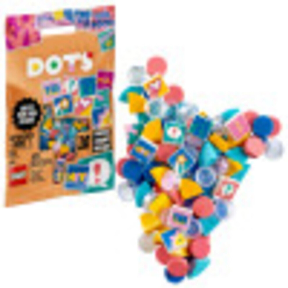 LEGO DOTS Extra DOTS - Series 2 41916 DIY Craft  A Fun Add-on Tile Set for Kids who Like Arts and Crafts and Decorating Jewelry or Room D?cor and Prin