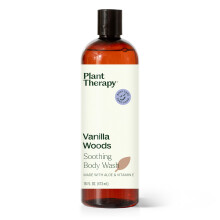 Plant Therapy Vanilla Woods Natuurlijke body wash 16 oz Voor alle huidtypes Sulfaatvrije body wash voor mannen of vrouwen Verfijnde zoete en houtacht