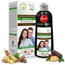 BIOGREEN ROOTS Ammoniakvrije kruidenhaarshampoo - Dekt effectief grijs haar voor mannen en vrouwen - Natuurlijke kleur en kruidenvoeding - Geen vlekk