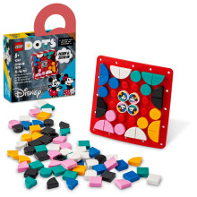 LEGO DOTS Disney Mickey en Minnie Mouse opsteekpatch 41963 DIY speelgoedbadgemaakset om kleding, rugzakken en meer te versieren Knutselset voor kinde