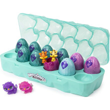 Hatchimals CollEGGtibles Schmuckschatulle Royal Dozen, 12er-Pack Eierkarton mit 2 exklusiven (Stile knnen variieren)