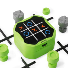 GiiKER Klko i Krzyzyk Przenosna konsola do gier logicznych 3 w 1 Przenosne gry podrzne do edukacji i rozwoju pamieci Fidget Toys Gry planszowe dla