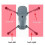 DJI Dji Mavic front venstre motorarm 2