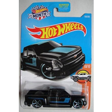 Hot Wheels 2017 HW Hot Trucks Chevy Silverado 159/365 Nero