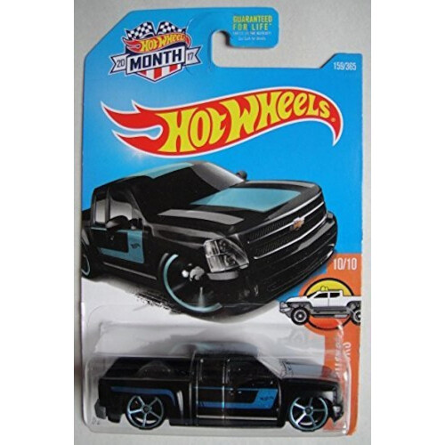 Hot Wheels Hot Wheels 2017 HW Hot Trucks Chevy Silverado 159/365 Nero