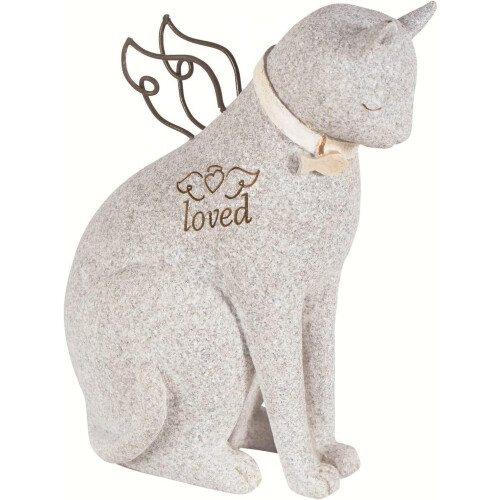 Treue Engel Haustier Gedenkfiguren oder Urnen - Katzen Gedenkfigur