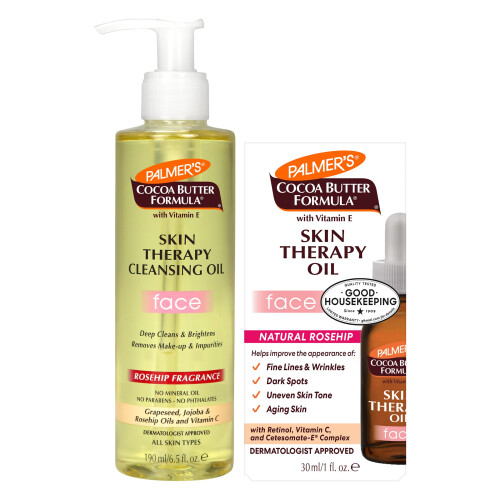 Palmer's Pacchetto viso Palmer's Skin Therapy Oil (olio e detergente)