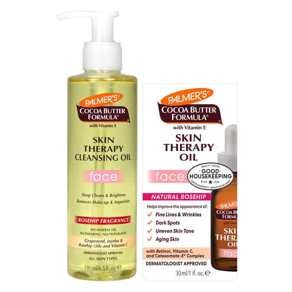 Palmer's Skin Therapy Oil Face bundle (Oil & Cleanser)