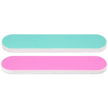 25PCS Mini Size PANA Professional Double Sided Nail Files - Pink&Teal 180/240 Grit - Emery Board Nail Buffering File Manicure Pedicure Nail Polisher
