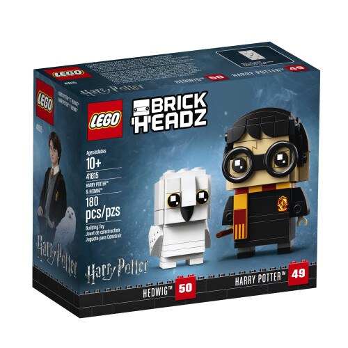 LEGO LEGO BrickHeadz 180 Τεμάχια Χάρρυ Πόττερ & Χέντβιγκ Κιτ Δημιουργίας, Πολύχρωμο 2