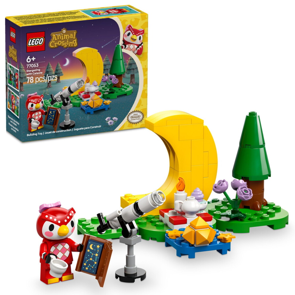 Lego Animal Crossing Stargazing Avec Celeste - Figurine Et Coffret De Jeu Animal Crossing Pour Filles Et Gar Ons De 6 Ans Et Plus - Id E Cadeau D-image