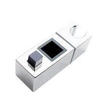 (22x22mm-E) Rotatable Bathroom Slide Bar Shelf Square Pipe Riser Rail Bracket Hardware Bath Accessories