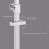 (22x22mm-E) Rotatable Bathroom Slide Bar Shelf Square Pipe Riser Rail Bracket  Hardware Bath Accessories 10