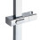 (22x22mm-E) Rotatable Bathroom Slide Bar Shelf Square Pipe Riser Rail Bracket  Hardware Bath Accessories 8