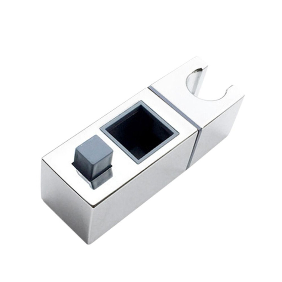 (25X25mm-F) Rotatable Bathroom Slide Bar Shelf Square Pipe Riser Rail Bracket Hardware Bath Accessories 4256788907413