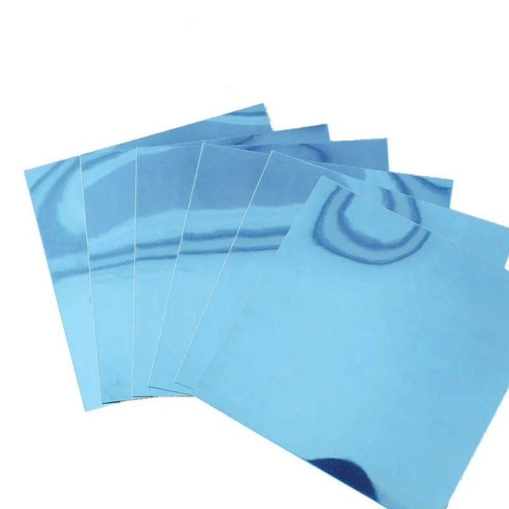 (15x15cm/5.91x5.91in-32pcs 0.1mm) Cuttable Flexible Mirror Sheets Non Glass Mirror Stickers Square Wall Mounted Mirror  Diy Craft