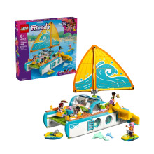 LEGO Friends 42664 Het Bootavontuur - Creatief Spel vanaf 8 jaar met Dolfijnen