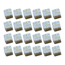 24 stuks MTG dobbelstenen, markers, tokens, acryl dobbelstenen en blokjes, +/- D6 kaartspelaccessoires, leerzaam speelgoed voor kinderen (wit)