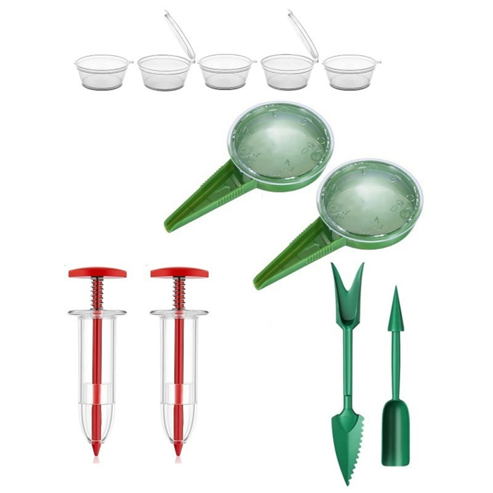Mini Seeder Seed Seeder Tools, Hand Seedling Spreader and Broom Set, Small Spreader Handheld Seeder-image-OPC-PH72MPC-NEW