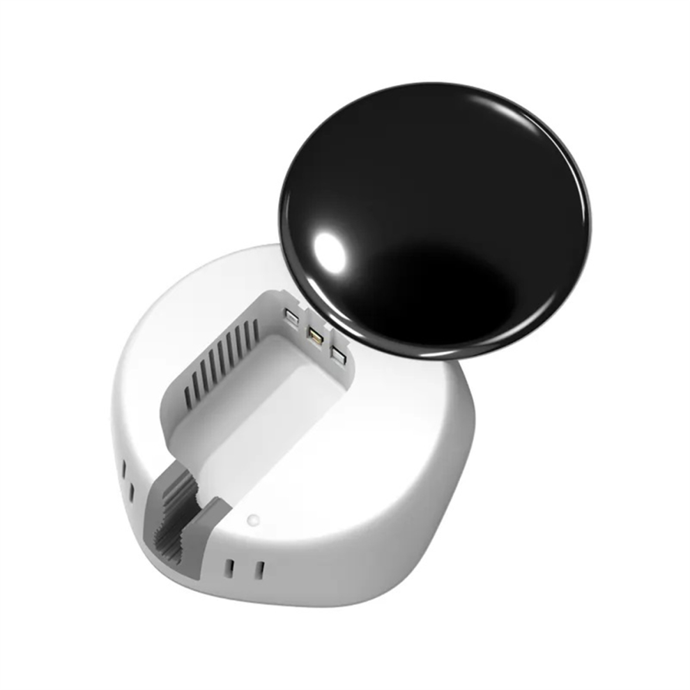Typecat White Mini Portable Toothbrush Sterilizer Rechargeable Travel Uvc Toothbrush Sterilizer Box