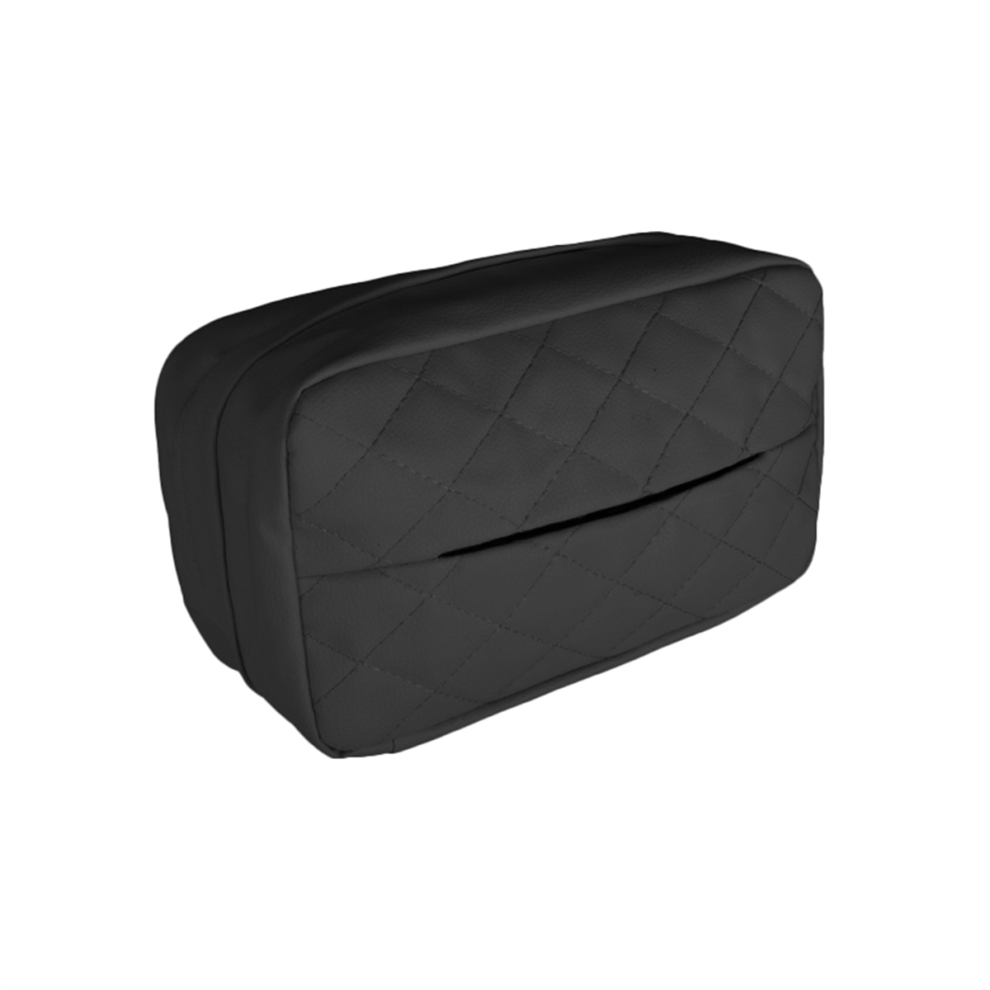 Car Tissue Holder, Tissues Box Cover For Car Backseat, Perfect For Organization And Daily Use (Black) Black 4853482285412