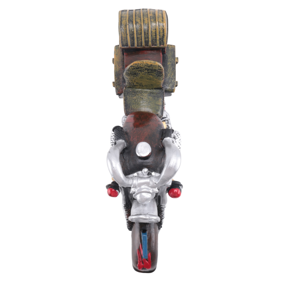 Motorbike Miniature Vehicle Decor, Motorcycle Vehicle Design Ornament, Creatives Resin Motorbike for Home Decoration B