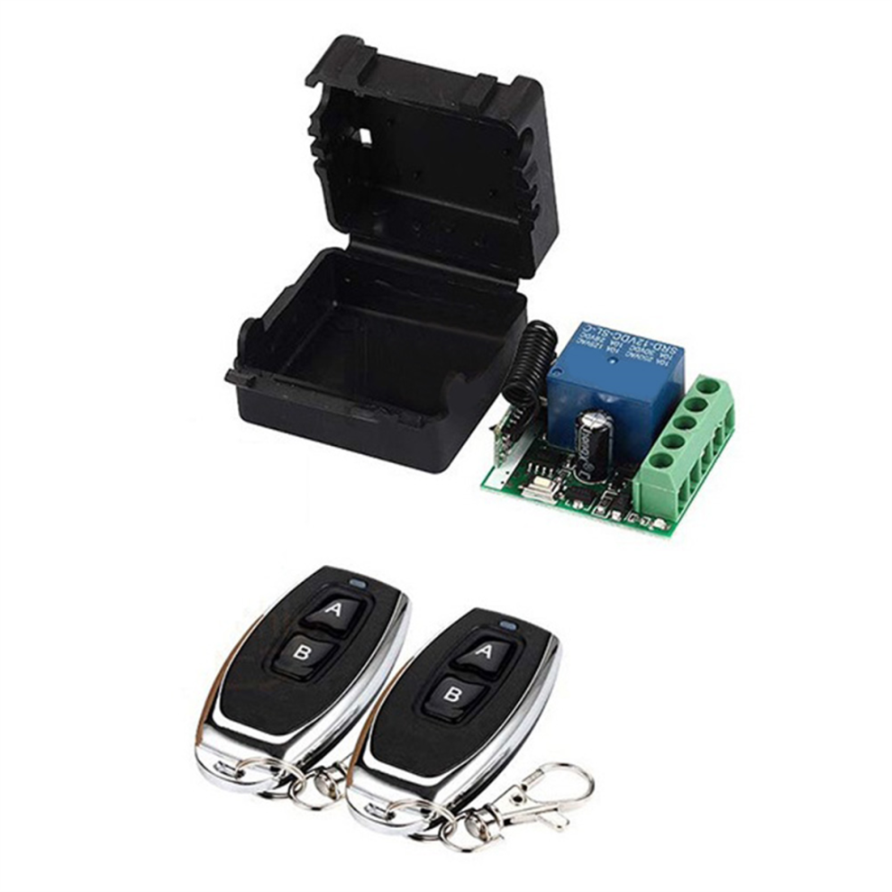 433Mhz Wireless Remote Control Switch Universal Dc12v 1Ch Relay Receiver Module Rf Transmitter 433 Mhz Remote Control 4853482287959