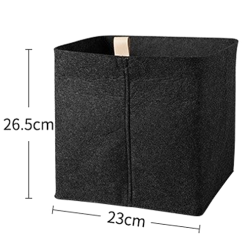 6Pcs Storage Cubes Felt Fabric Cube Storage Bins Collapsible Storage Bins with Hanging Ring Foldable Cube Baskets 2