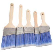 5er-Pack Flach- und Winkelpinsel in verschiedenen Größen, Wandpinsel, Wandmalpinsel, Möbelmalpinsel