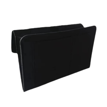 Organizador de cabeceira de feltro antiderrapante, bolsa lateral para sofá, bolsa para pendurar, armazenamento para sofá, preto