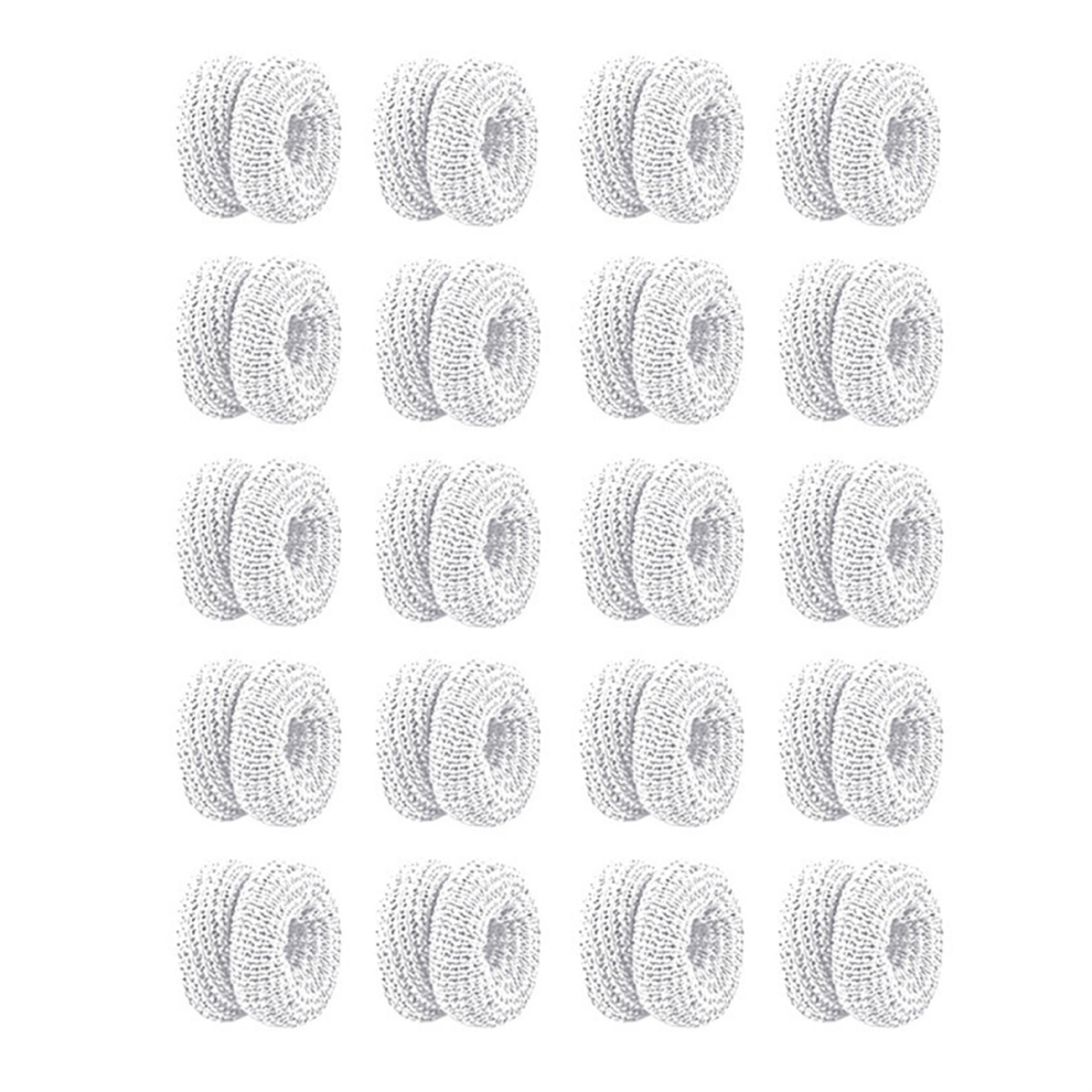 Typecat White 20Pcs Tubular Finger Bandage,Finger Cots, Soft, Resilient, Breathable, Fit, Fixed And Wrapped Sports Bandages,