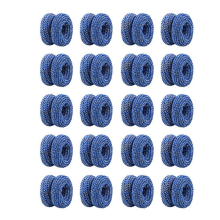 20 stuks buisvormige vingerverbanden, vingerverbanden, zacht, veerkrachtig, ademend, passend, vaste en gewikkelde sportverbanden, blauw