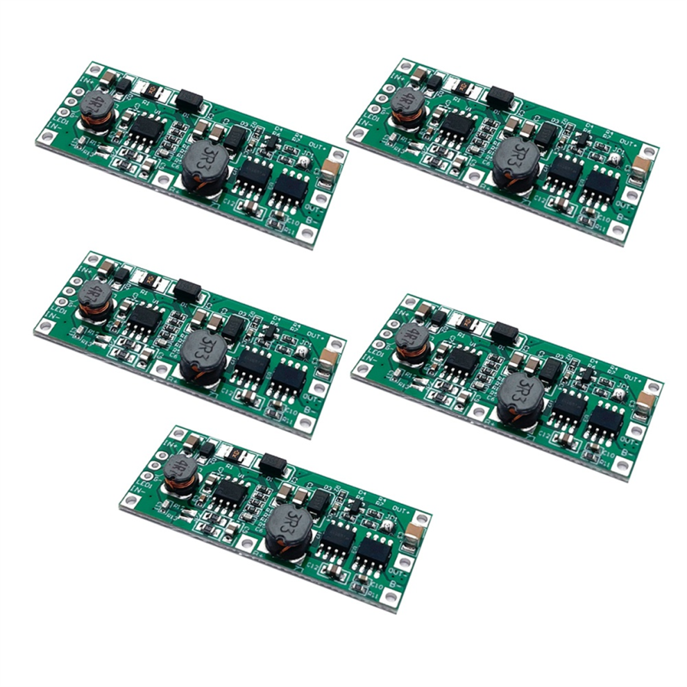 5Pcs Dc 12V Charging Step Up Booster Module For 18650 Lithium Battery Ups Voltage Converter Protection 4853482206899