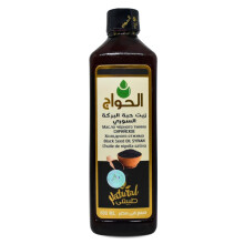 Pure en natuurlijke zwartzaadolie, koudgeperste Al Hawaj Elhawag El Hawag natuurlijk geconcentreerde ruwe olie voor lichaam, huid en haar (1 verpakki