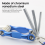 Folding Hex Key Box End Wrench Set Flat Ball Head Spanner Repair Car Hand Tools A 7