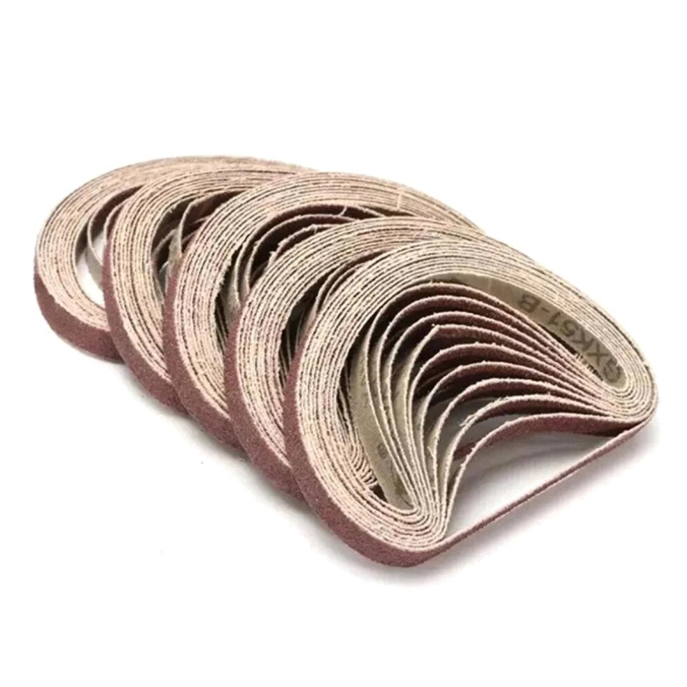 50 Nastri Abrasivi 330X10Mm, Lime Per Levigatrice, Strumenti P40 - P600, Nastro Abrasivo, Accessorio Per Utensili Elettrici, Legno
